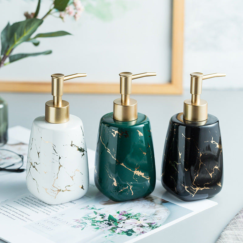 Bathroom Ceramic Dispensing Bottles