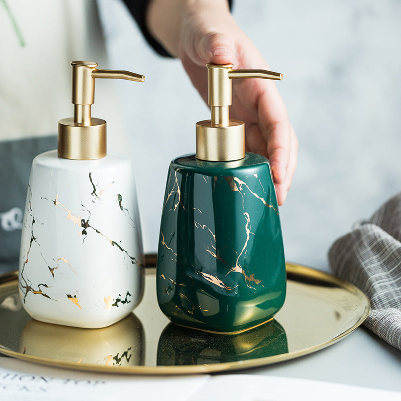 Bathroom Ceramic Dispensing Bottles