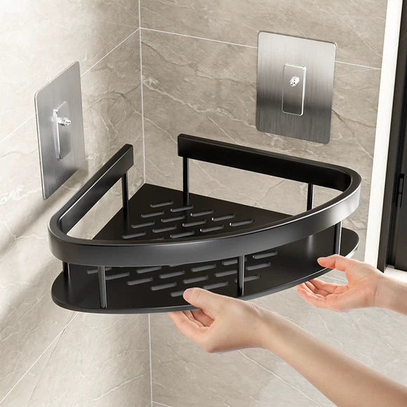 Bathroom corner shelf