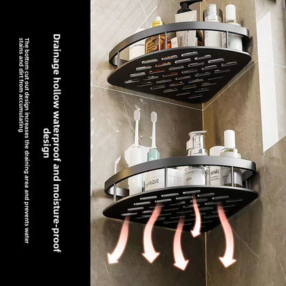 Bathroom corner shelf