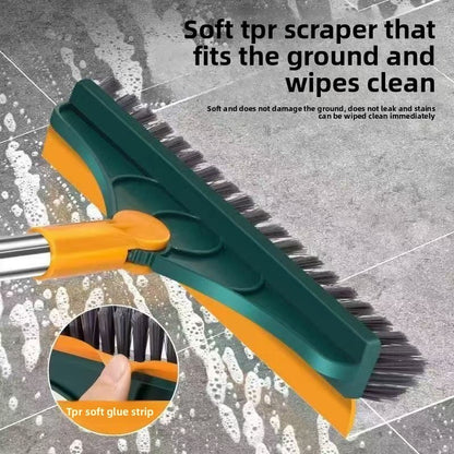 Bathroom floor brush, four-in-one floor joint brush, pointed floor brush