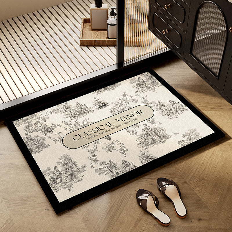 Bathroom floor mat, diatom mud, household toilet floor mat