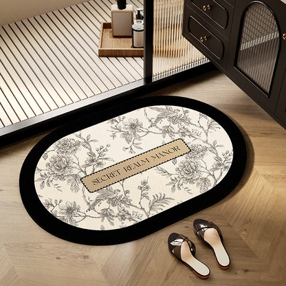 Bathroom floor mat, diatom mud, household toilet floor mat
