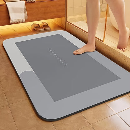 Bathroom floor mat, dirt-resistant and anti-slip mat