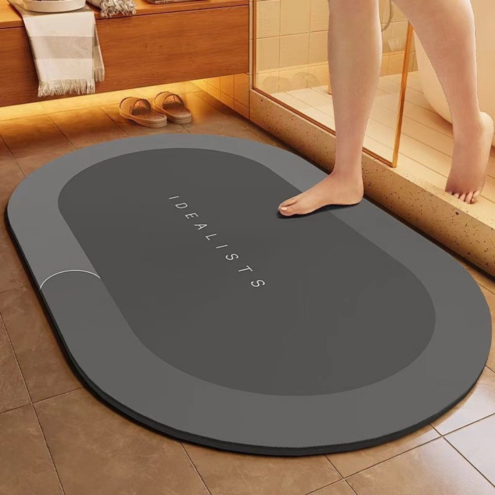 Bathroom floor mat, dirt-resistant and anti-slip mat