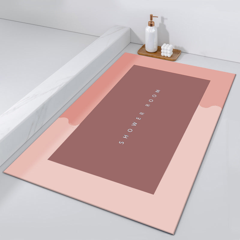 bathroom floor mat