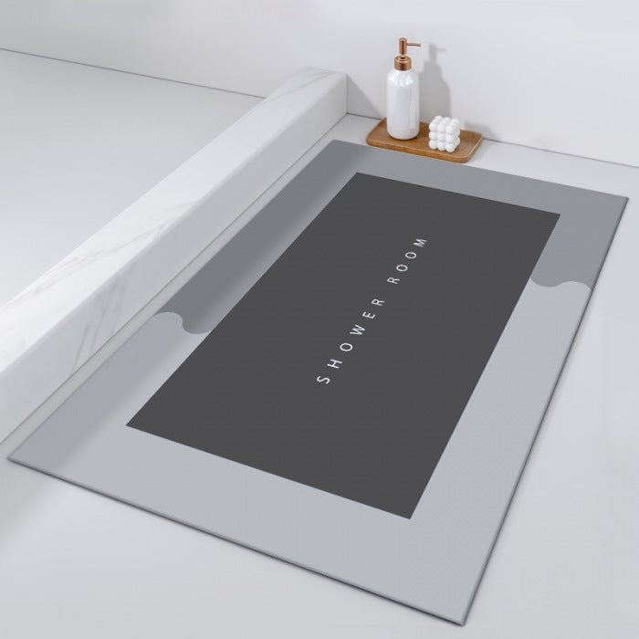 bathroom floor mat