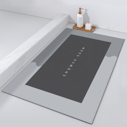 bathroom floor mat