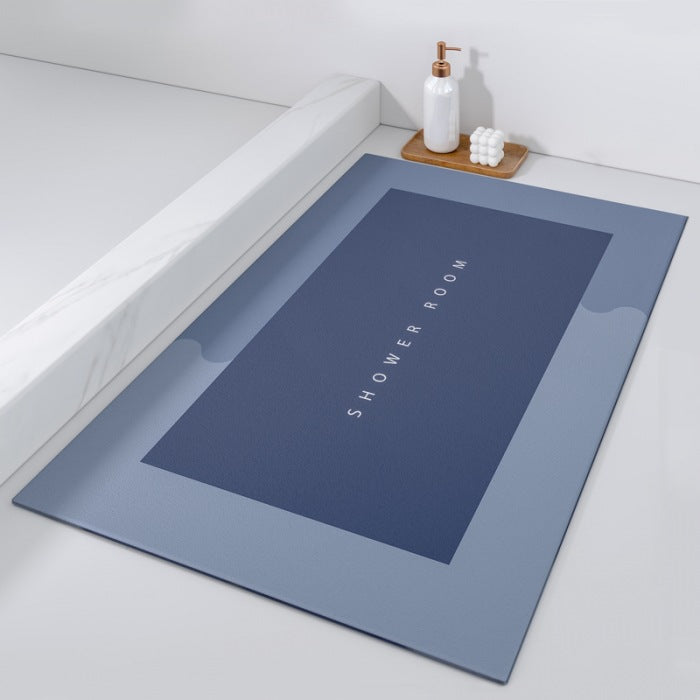 bathroom floor mat