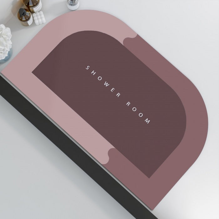 bathroom floor mat