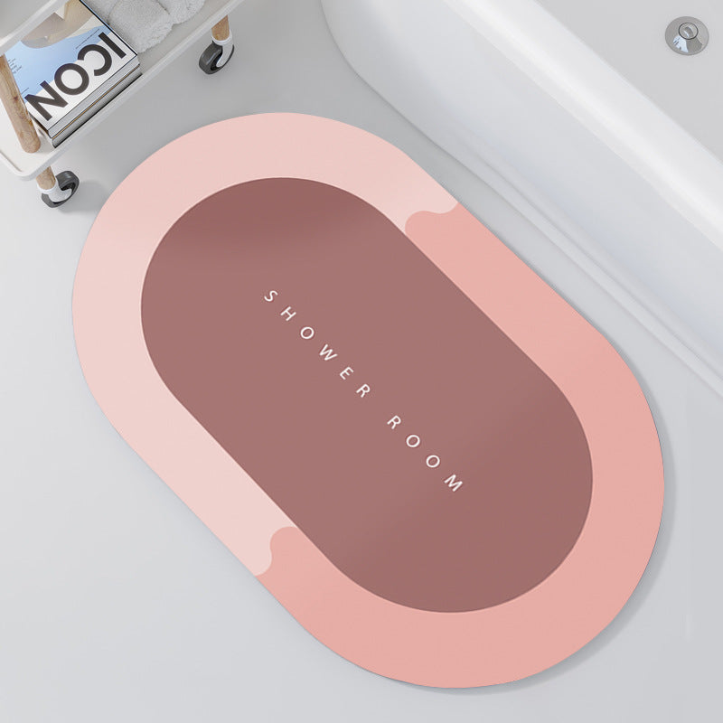 bathroom floor mat