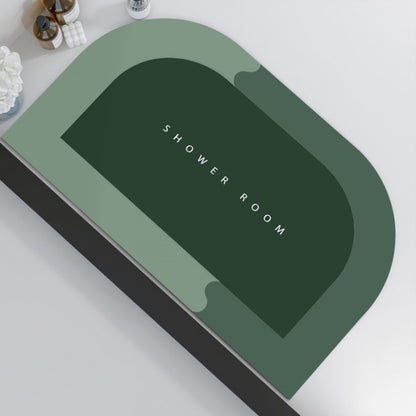 bathroom floor mat