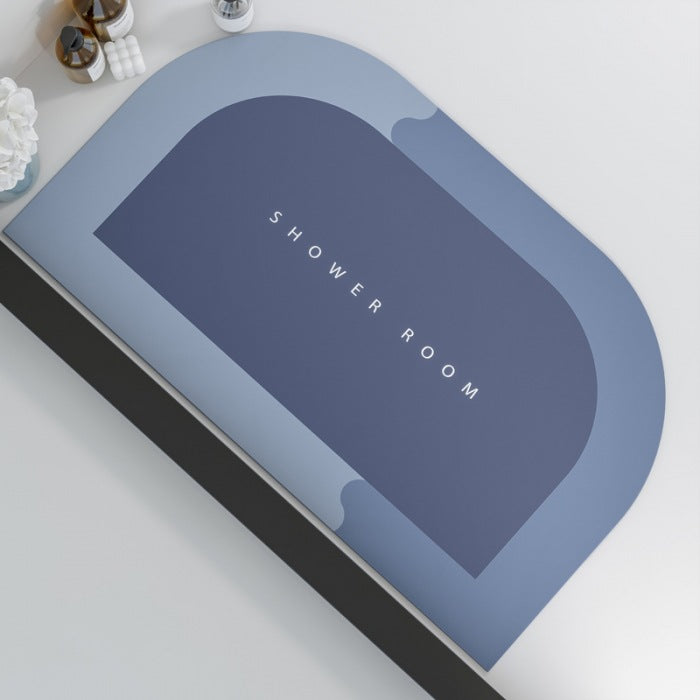 bathroom floor mat