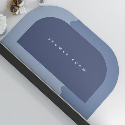 bathroom floor mat