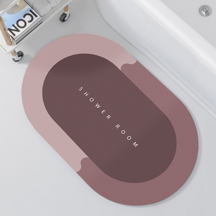 bathroom floor mat