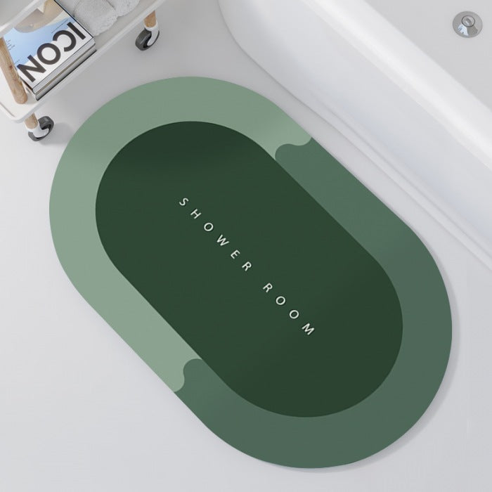 bathroom floor mat