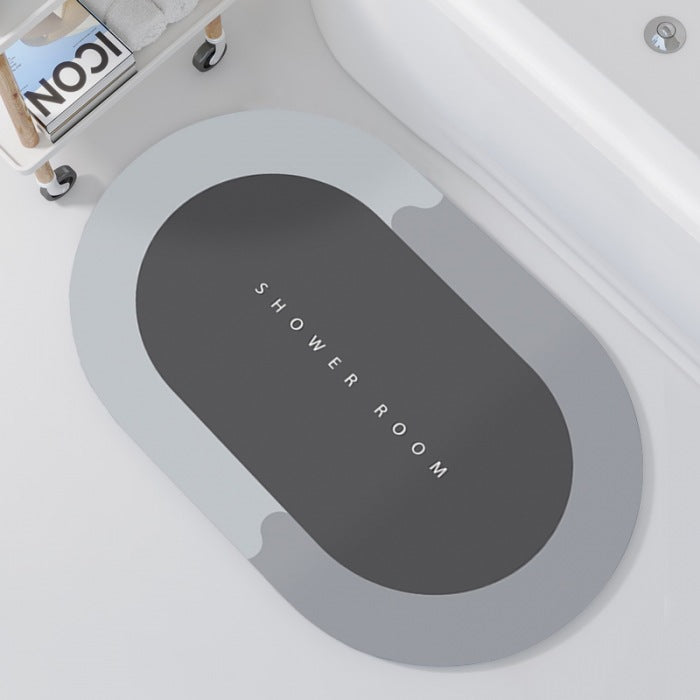 bathroom floor mat