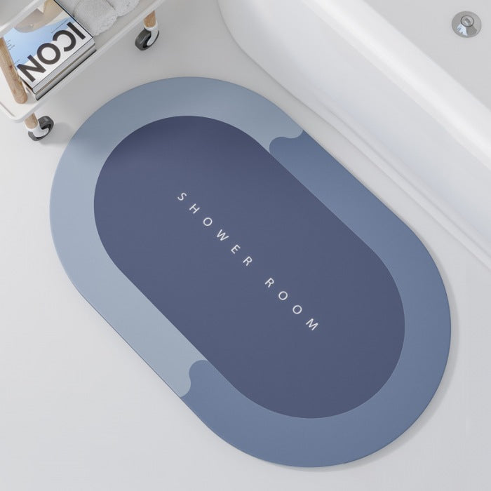 bathroom floor mat