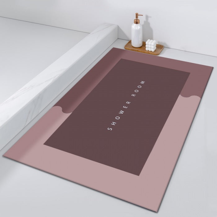 bathroom floor mat