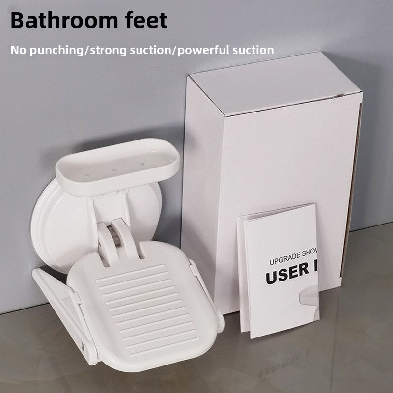 Bathroom footrest suction pad