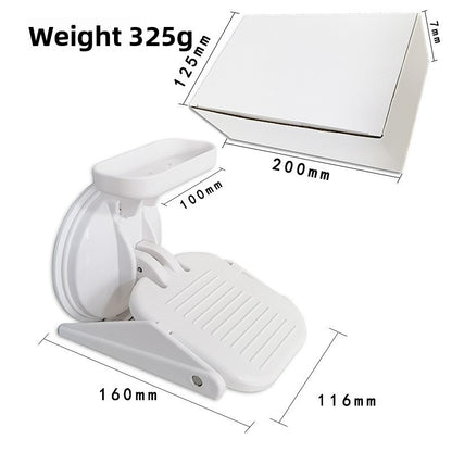 Bathroom footrest suction pad