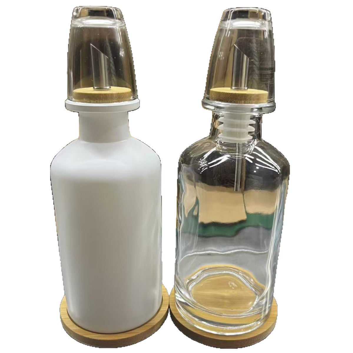 Bathroom Glass Mouthwash Dispenser
