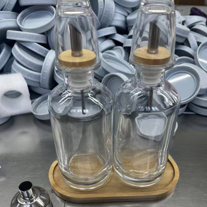 Bathroom Glass Mouthwash Dispenser