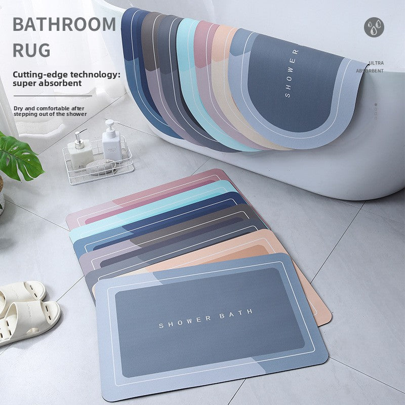 Bathroom Mat Non-Slip Absorbent Carpet