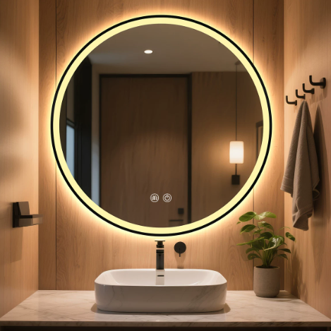 Bathroom mirror, smart mirror