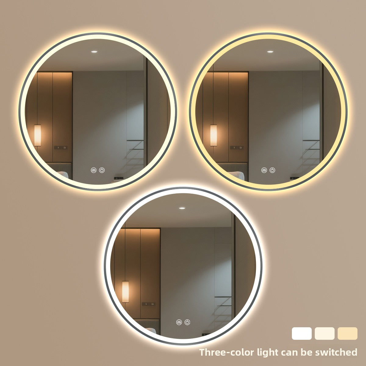 Bathroom mirror, smart mirror