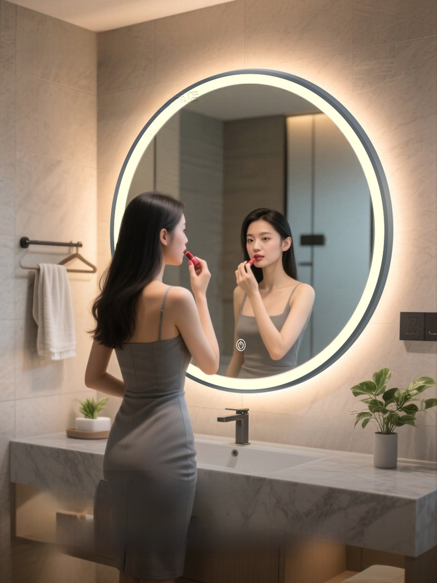 Bathroom mirror, smart mirror