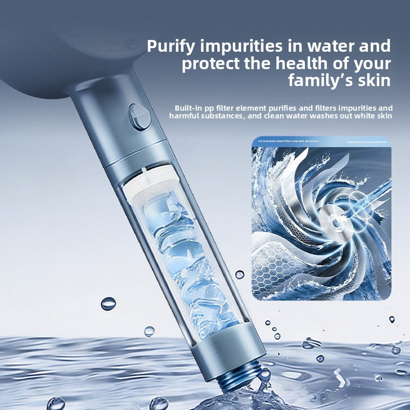 Bathroom shower head with spray function and shower head