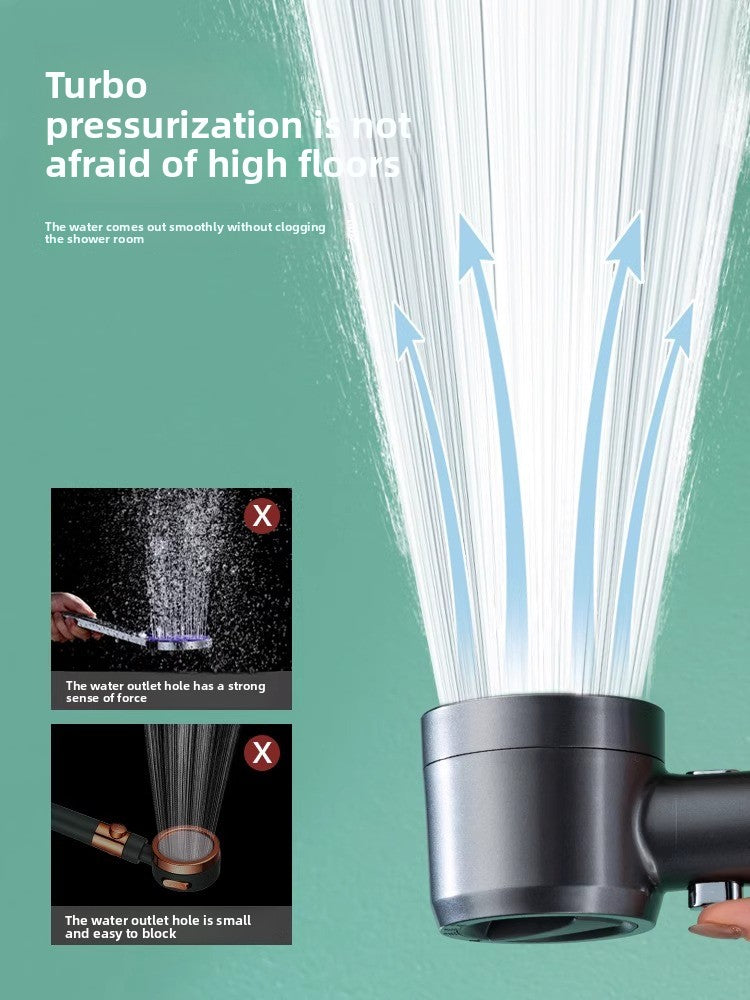 Bathroom Shower Pressurized Bath Heater Showerhead