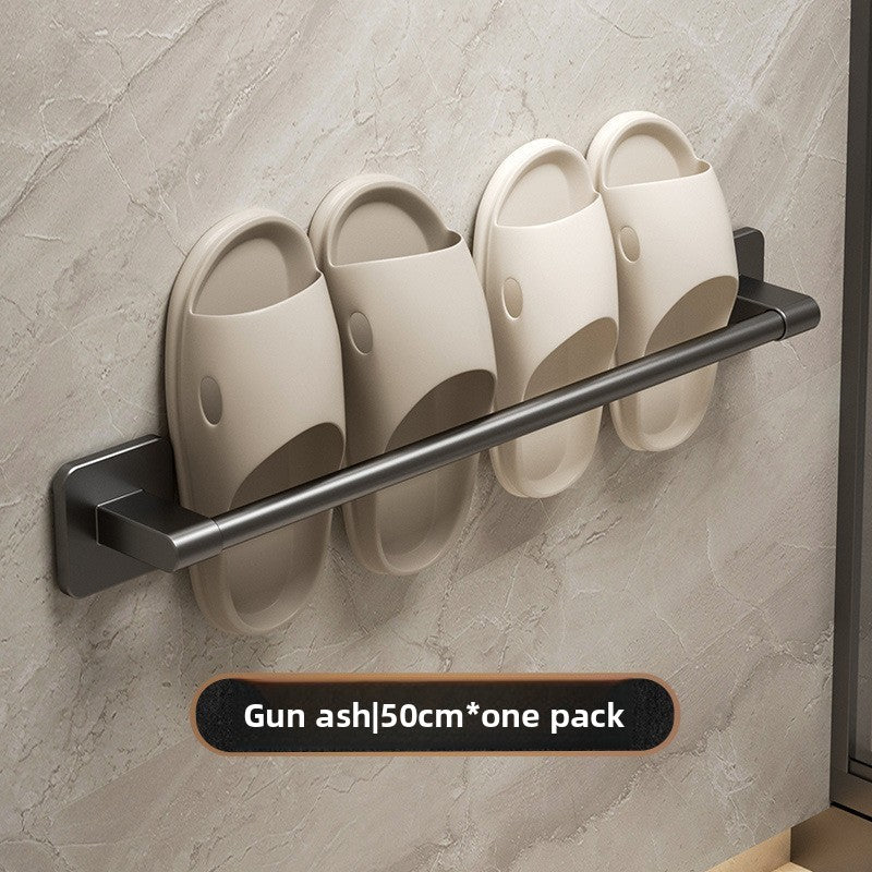 Bathroom Slipper Rack No Punch Wall Mounted Shoe Storage Organizer