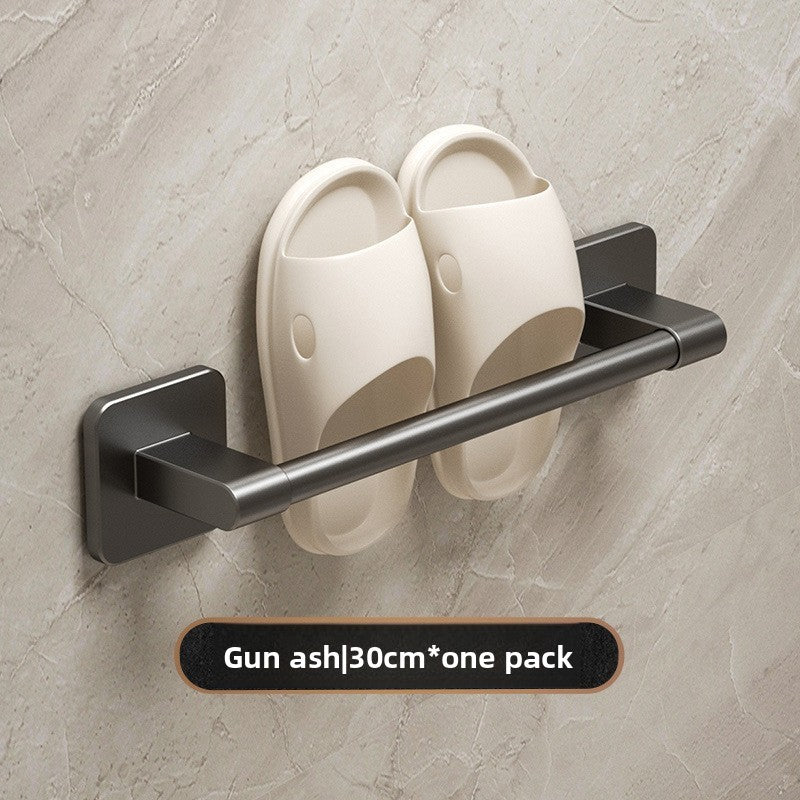Bathroom Slipper Rack No Punch Wall Mounted Shoe Storage Organizer