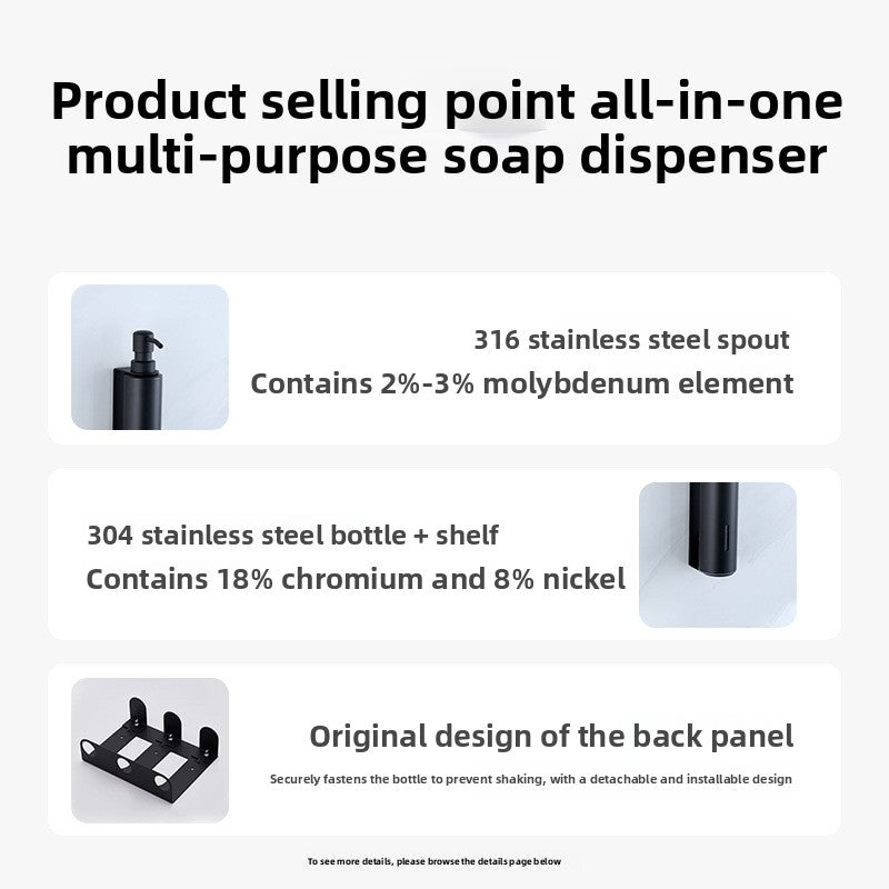 Bathroom soap dispenser