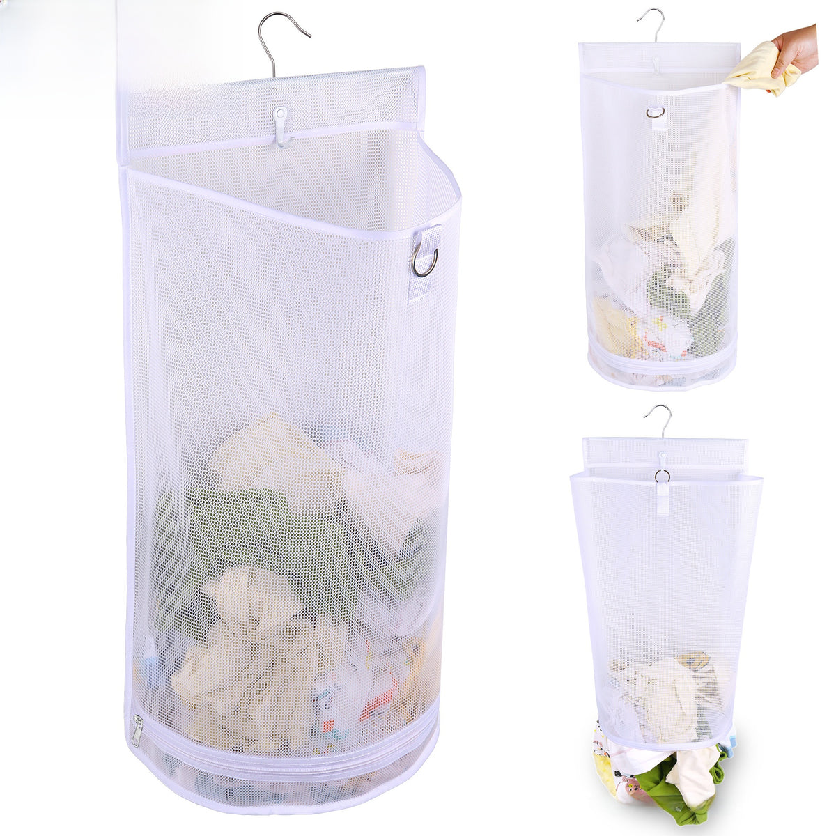 Bathroom storage mesh bag