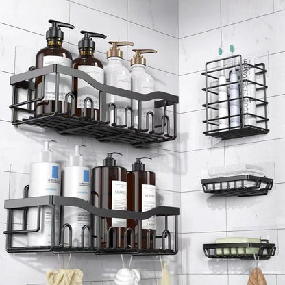 Bathroom storage rack