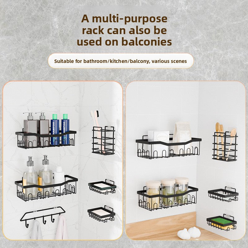 Bathroom storage rack