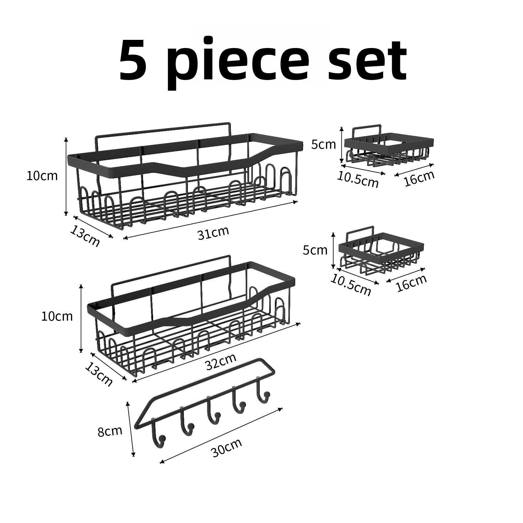 Bathroom storage rack