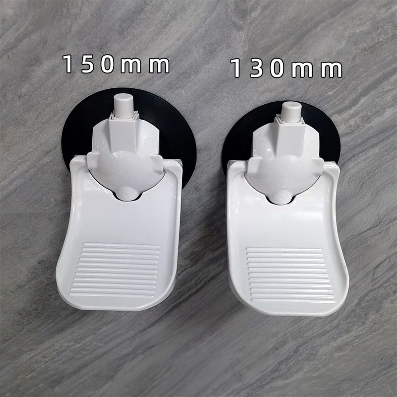 Bathroom suction cup footrest