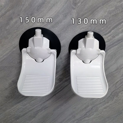 Bathroom suction cup footrest