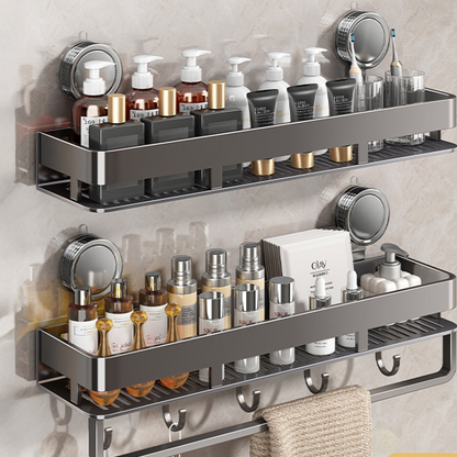 Bathroom Suction Cup Storage Shelf