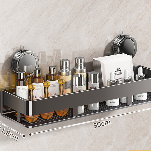 Bathroom Suction Cup Storage Shelf