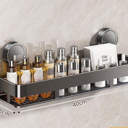 Bathroom Suction Cup Storage Shelf