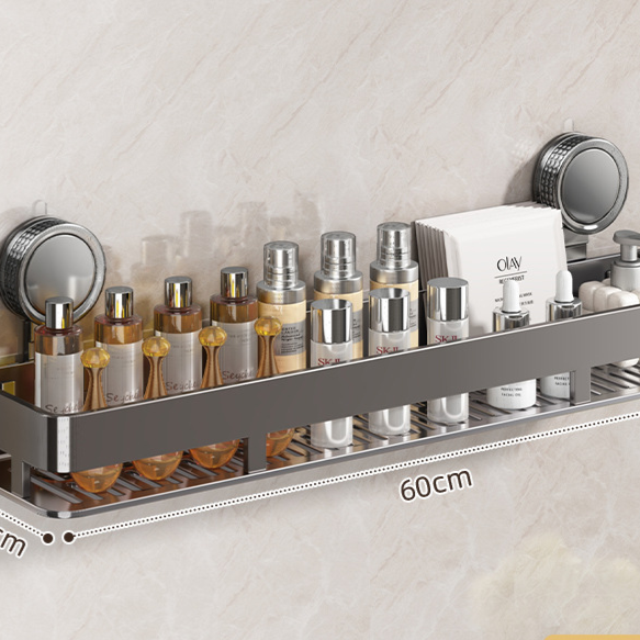 Bathroom Suction Cup Storage Shelf