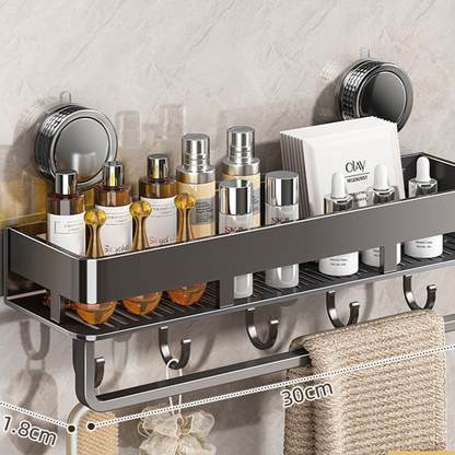 Bathroom Suction Cup Storage Shelf