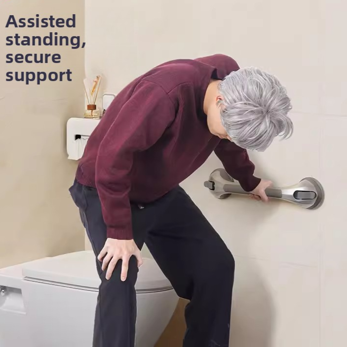Bathroom Suction Grab Bar for Safety Support