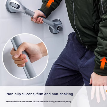 Bathroom Suction Grab Bar for Safety Support