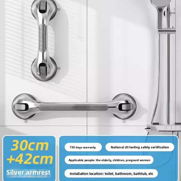 Bathroom Suction Grab Bar for Safety Support